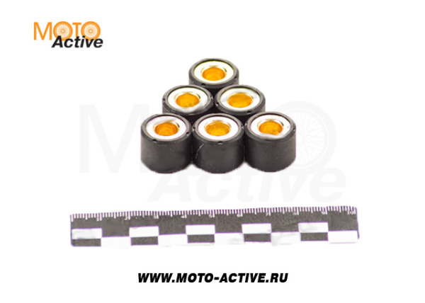Ролики вариатора 14гр. 157QMJ 150см3 (компл=6шт)