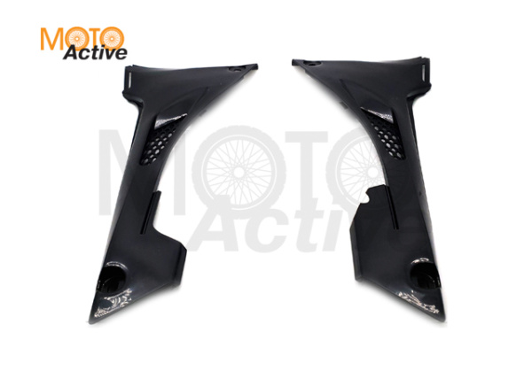 Боковые обтекатели центральные (пара) KAYO T2 ENDURO T4 (2020) черные