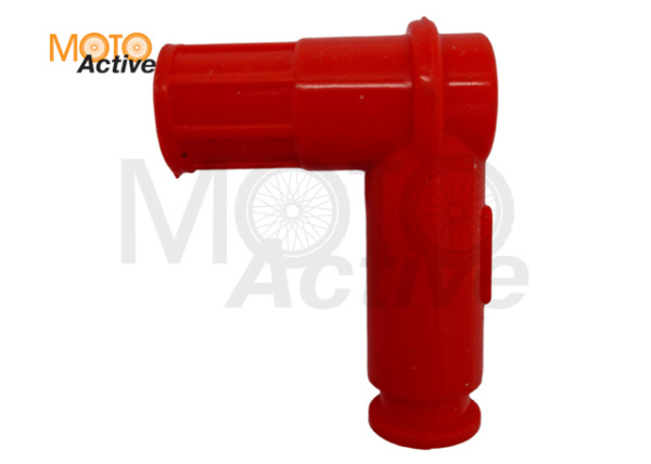 Колпачок свечной, силикон красный