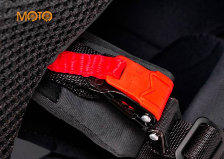 Шлем KIOSHI Fighter 802 мотард с очками, синий