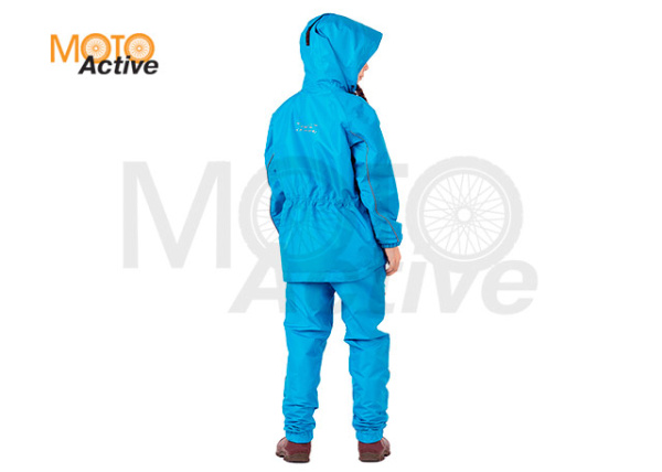 Детский комплект дождевой (куртка, брюки) EVO Kids BLUE (мембрана)