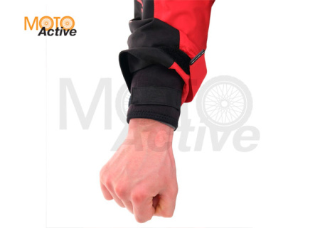 Мембранная куртка QUAD PRO BLACK-RED 2021