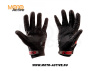 Перчатки текстильные ATAKI SC-117 черные/красные