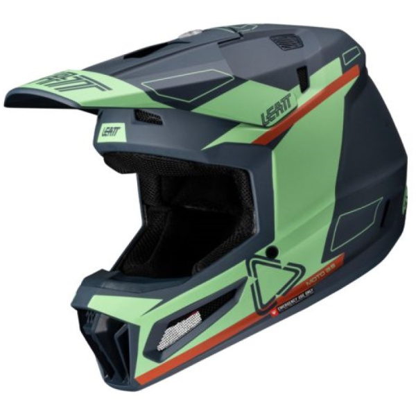 Кроссовый шлем с очками Leatt Moto 3.5 Matcha