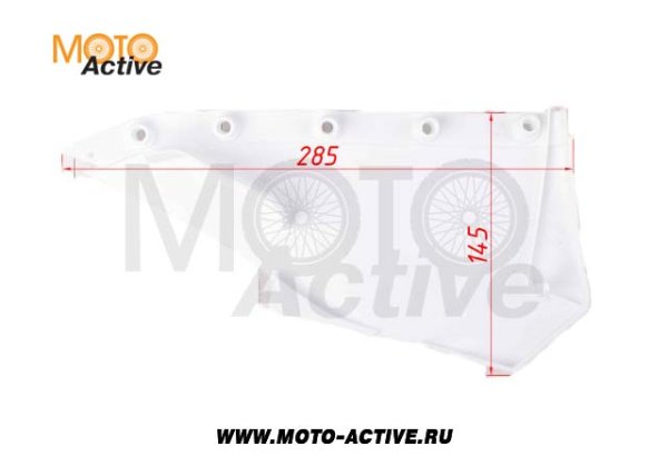 Боковой обтекатель левый центральный нижний KAYO K1