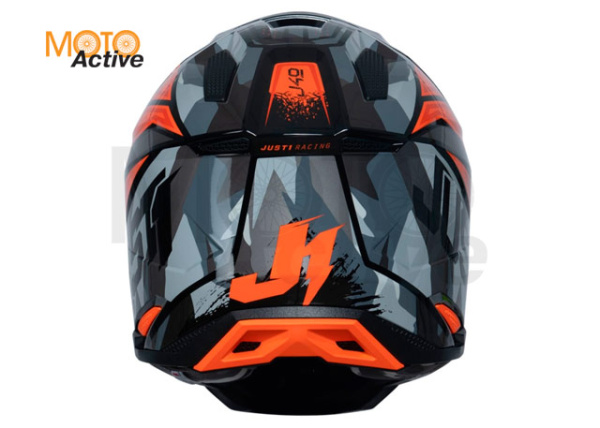 Шлем кроссовый JUST1 J40 SHOOTER (HiVis оранжевый)