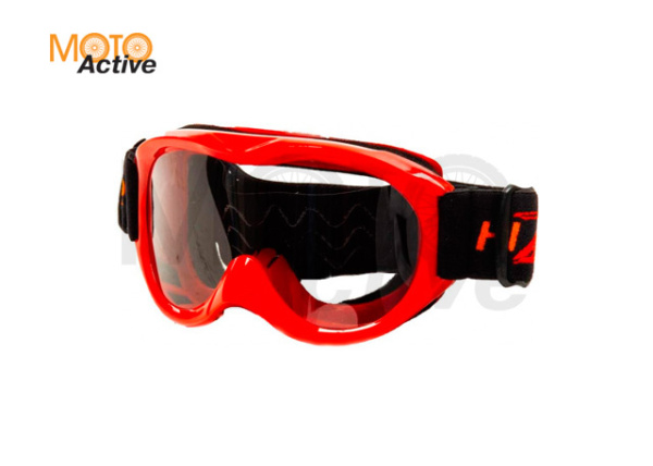 Очки Мотокросс HIZER #1 (красные)