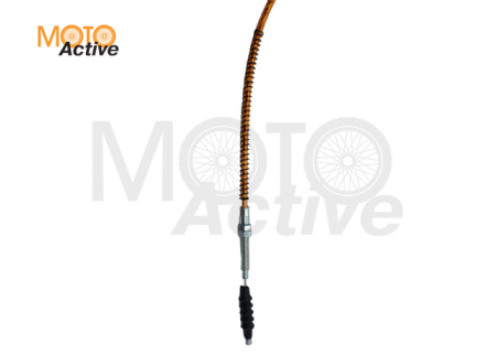 Трос сцепления 1000мм с пружиной желтый