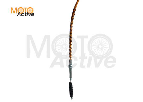 Трос сцепления 1000мм с пружиной желтый