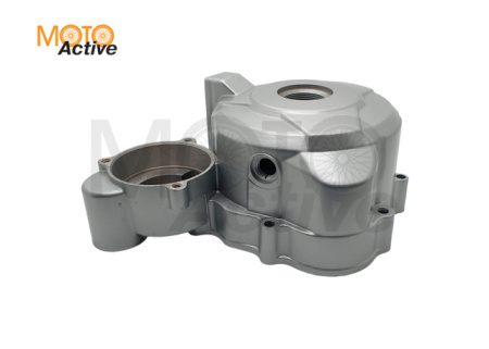 Крышка левого картера (генератора) Senke SK125, RM125, SK150-6, 150-20 (серебро)