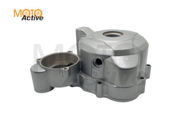 Крышка левого картера (генератора) Senke SK125, RM125, SK150-6, 150-20 (серебро)