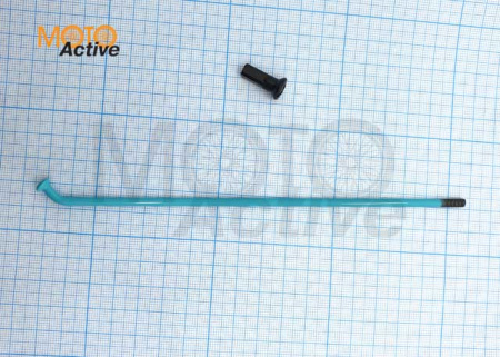 Спицы колеса 17" 10шт. голубые, питбайк S. Medalist