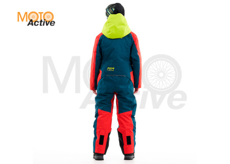 Зимний утепленный комбинезон DF Teenager Gravity Red Dark Ocean (152-158)