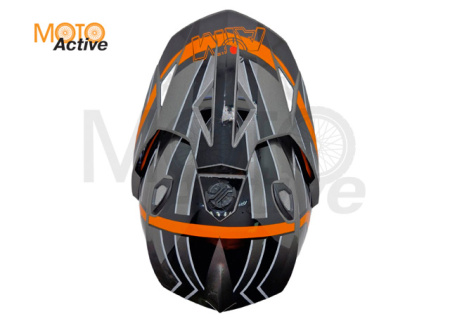 Шлем AiM JK802S Orange/Grey/Black