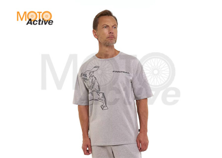 Футболка FINNTRAIL Snowmobile 6715 Grey