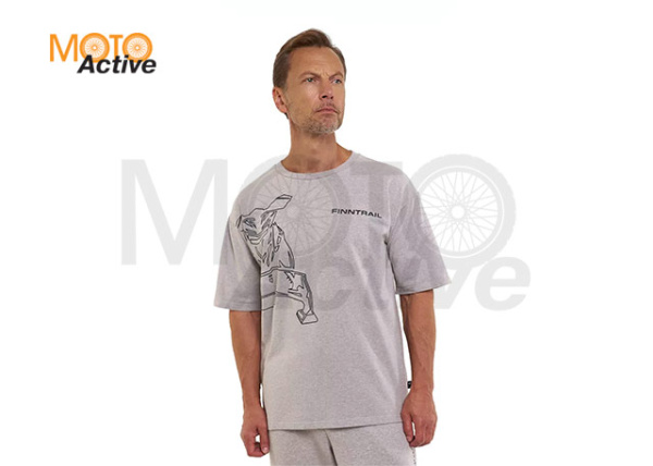 Футболка FINNTRAIL Snowmobile 6715 Grey