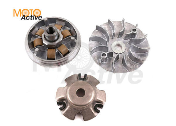 Вариатор передний в сборе двиг. 1P57QMJ-2D (150см3,вариатор, задн. ход)