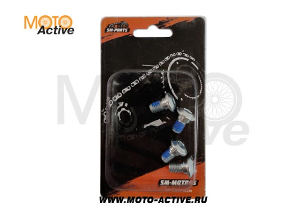 Комплект болтов тормозного диска (4шт.) SM-PARTS SM-DB12