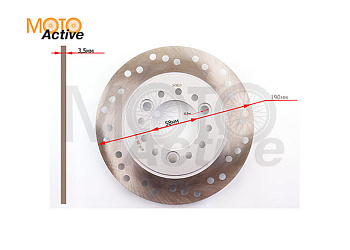 Тормозной диск 4T GY6 50 "KOMATCU" (mod.A)