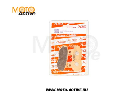 Колодки тормозные дисковые двухпоршневой суппорт (#1) TECH (semi-metallic) полуметаллические