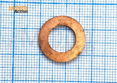 Шайба медная 10х18х2