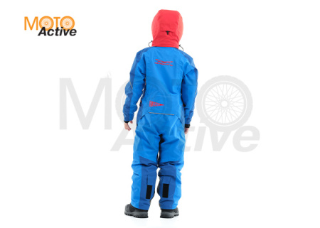 Зимний утепленный комбинезон DF Junior Gravity Blue-Red (128-134)