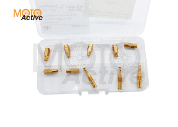 Набор жиклеров NIBBI PWK, Keihin (7 главных и 3 х/х)120-135 (38-42)