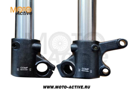 Амортизаторы передние 780mm*45*48 регулируемые на питбайк