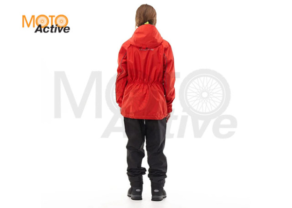 Комплект дождевой (куртка, брюки) EVO FOR TEEN RED (мембрана)