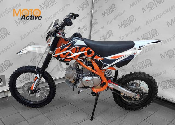 Питбайк KAYO BASIC K125EM 17/14 KRZ (механ. сцепл., эл. стартер)