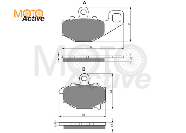 Тормозные колодки GOLD FREN Sintered S3 093 (FA 192)