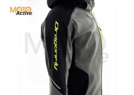 Куртка мужская с капюшоном Explorer 2.0 Dragonfly Grey Lemon