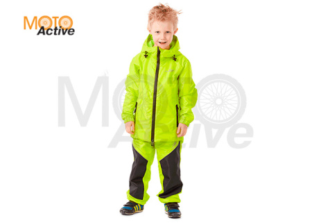 Детский комплект дождевой (куртка, брюки) EVO Kids YELLOW (мембрана)