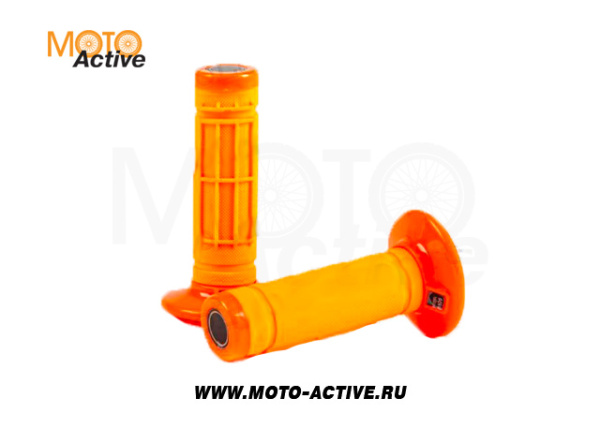 Ручки руля ZX-B520 оранжевые 22-25мм