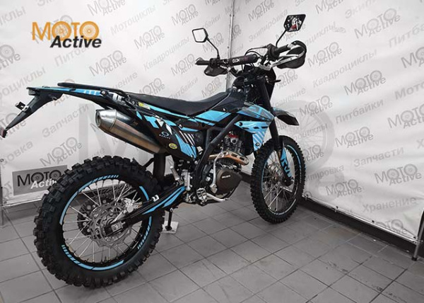 Мотоцикл REGULMOTO ZR 300 PR 4 valves 6 Gear (балансир, с ПТС)) черный-синий