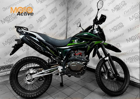 Мотоцикл REGULMOTO TE (Tour Enduro) PR, 6 скоростей (черный/оранжевый)