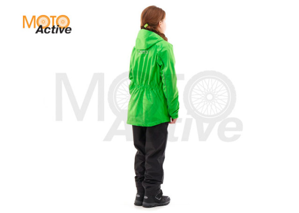 Комплект дождевой (куртка, брюки) EVO FOR TEEN GREEN (мембрана)