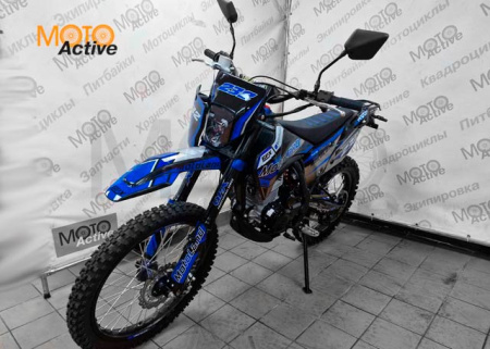 Мотоцикл кроссовый Motoland XT300 HS (172FMM) (BB-300cc) синий с ПТС