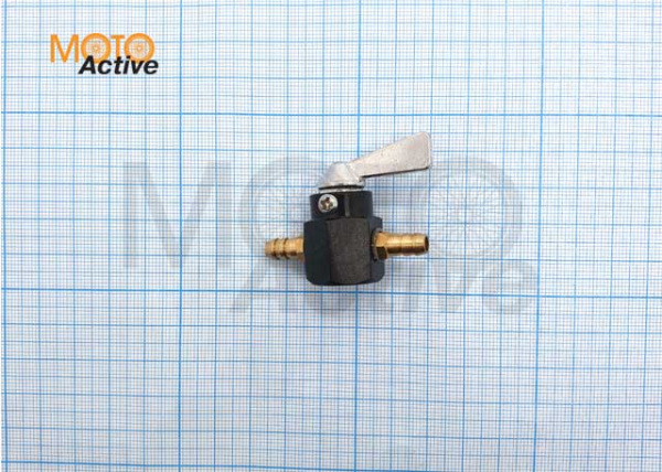 Кран топливный (стайлинговый) универсальный (черный)