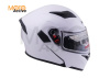Шлем (модуляр) Ataki JK902 Solid, белый глянцевый