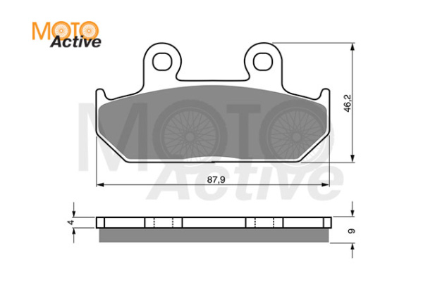 Тормозные колодки GOLD FREN Sintered S3 024 (FA 124/2)