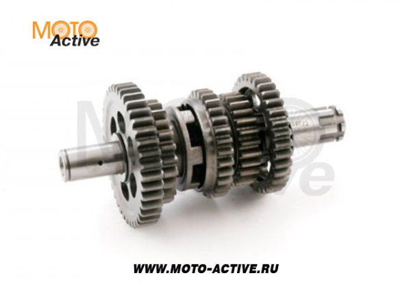 Вал КПП вторичный в сборе двиг. ZS, ZY150 cm3
