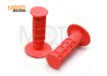 Грипсы руля кроссового мотоцикла красные