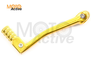 Рычаг КПП алюминий золотой BSE
