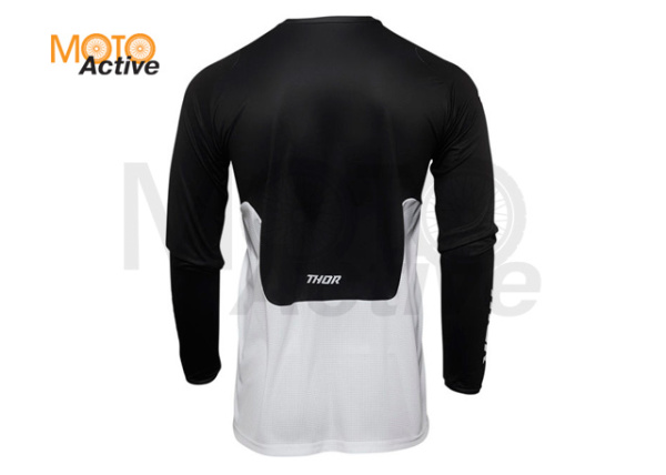 Джерси для мотокросса Thor Pulse React, White-Black