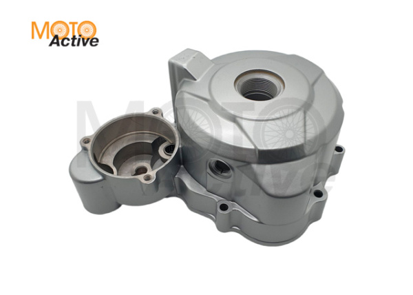 Крышка левого картера (генератора) Senke SK125, RM125, SK150-6, 150-20 (серебро)