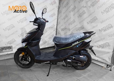 Скутер Regulmoto EAGLE 50 (LJ50QT-3L) колёса R12, Чёрный