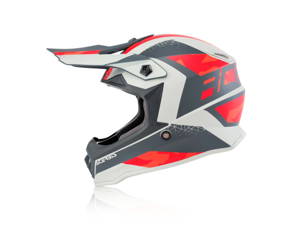 Шлем детский (кроссовый) Acerbis IMPACT STEEL JUNIOR Red/Grey