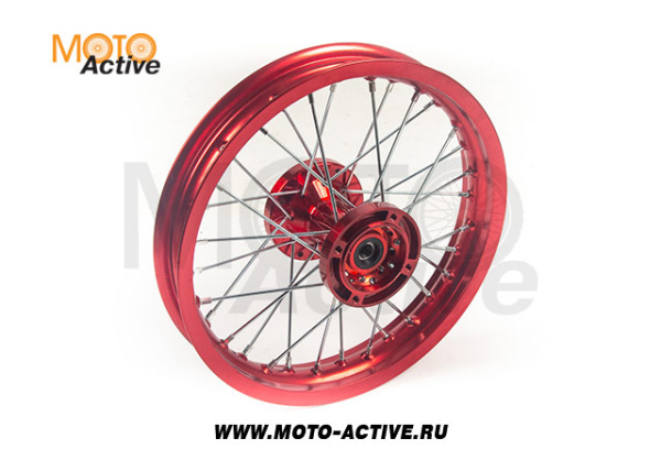 Диск 14" 1.85 D-15 Алюминиевый  красный