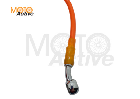 Шланг гидравлический тормозной (армированный) L=1300 d=10мм оранжевый